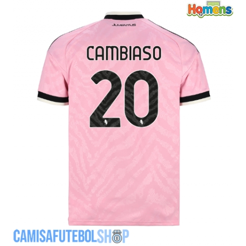 Camisa de time de futebol Juventus Andrea Cambiaso #20 Replicas 2º Equipamento 2026-27 Manga Curta
